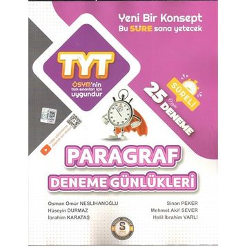 Süre Yayınları TYT Paragraf 25'li Deneme Günlükleri
