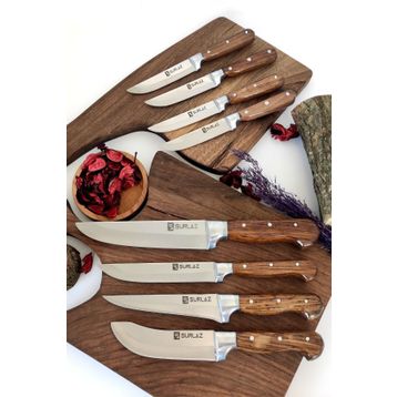 Sürlaz GTR-2678 Handmade Çeyizlik 8 Parça Bıçak Seti