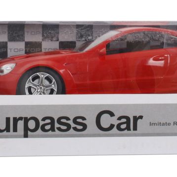 Surpass Car 1:18 Pilli Kırmızı Uzaktan Kumandalı Araba