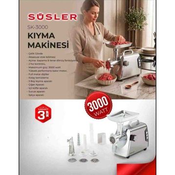 Süsler SK-3000 3000 W Kıyma Makinesi