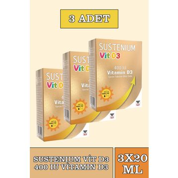 Sustenium Vitamin D3 400 IU 3x20 ml Sprey