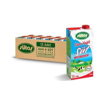 Sütaş 1 lt Tam Yağlı Süt
