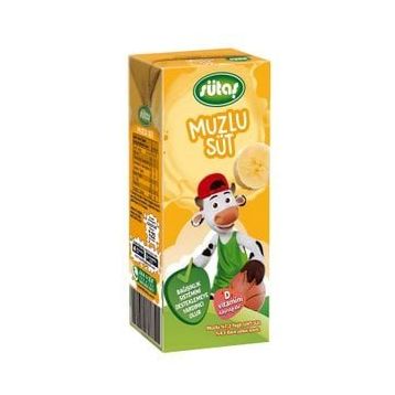 Sütaş 200 ml Muzlu Süt