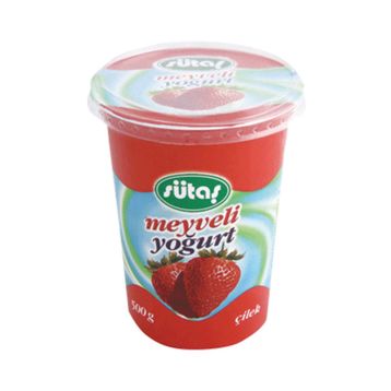 Sütaş 500 gr Çilekli Yoğurt