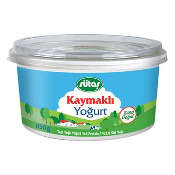 Sütaş 850 gr Kaymaklı Yoğurt