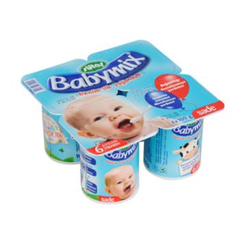 Sütaş Babymix Sade 4x100 gr Bebek Yoğurdu
