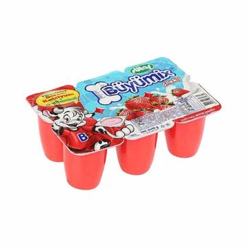 Sütaş Büyümix Çilek 6x40 gr Meyveli Yoğurt