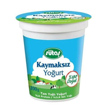 Sütaş Kaymaksız 200 gr Yoğurt