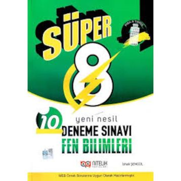 Suumlper 8. Sınıf Fen Bilimleri Yeni Nesil Deneme Sınavı Nitelik Yayınları