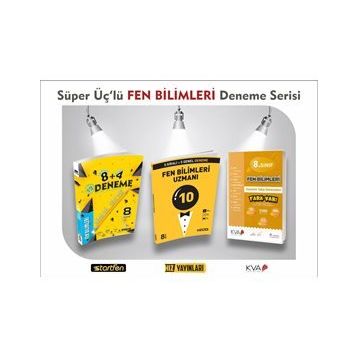 Suumlper 8. Sınıf Fen Bilimleri Yeni Nesil Deneme Sınavı Nitelik Yayınları