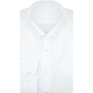 Süvari GM1007100441 Klasik Yaka Slim Fit Düz Beyaz Erkek Gömlek