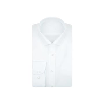 Süvari GM1007100441 Klasik Yaka Slim Fit Düz Beyaz Erkek Gömlek