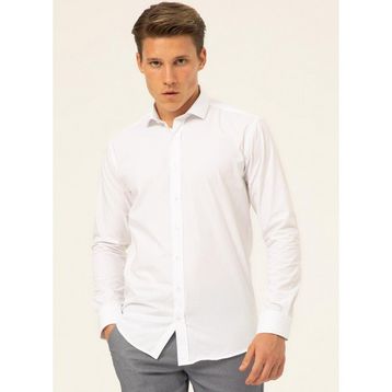 Süvari GM1007100480 Klasik Yaka Düz Beyaz Erkek Gömlek