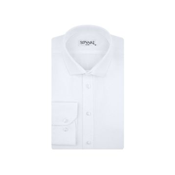 Süvari GM2024700291 Klasik Yaka Fit Armürlü Mavi Erkek Gömlek