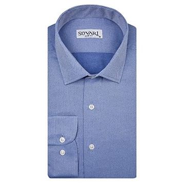 Süvari Slim Fit Armür Desenli Erkek Gömlek
