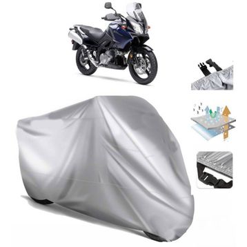 Suzuki V-Strom DL1000 Siyah Arka Çanta Uyumsuz Ultra Kalın Su Geçirmez Motor Brandası