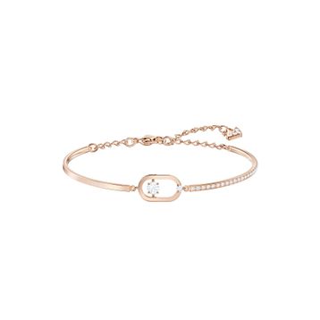 Swarovski 5472382 North Oval Pave Czwh Ros M Swarovski Bilezik