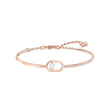 Swarovski 5472382 North Oval Pave Czwh Ros M Swarovski Bilezik