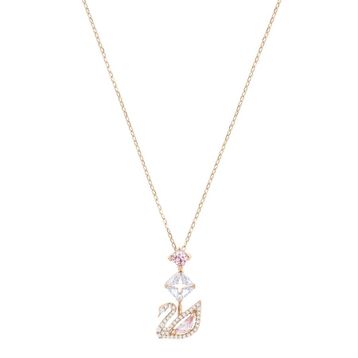Swarovski 5473024 Dazzling Swan Y Czmo Ros Swarovski Kolye