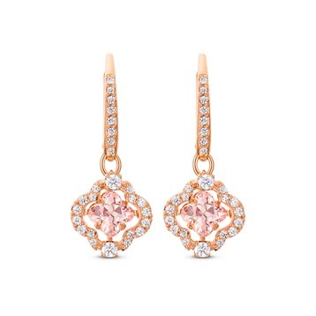 Swarovski 5516477 Sparkling Dc Clover Czmo Ros Swarovski Küpe