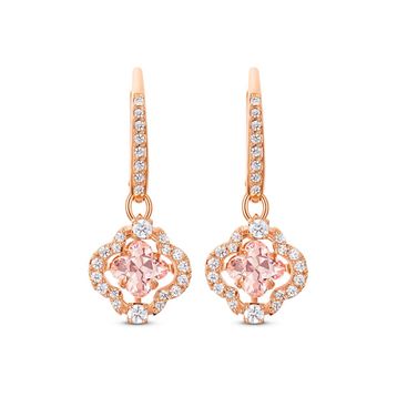 Swarovski 5516477 Sparkling Dc Clover Czmo Ros Swarovski Küpe