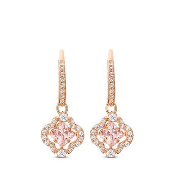 Swarovski 5516477 Sparkling Dc Clover Czmo Ros Swarovski Küpe