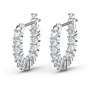 Swarovski 5562126 Vıttore-Pe Mını Hoop Czwh-Rhs Swarovski Küpe