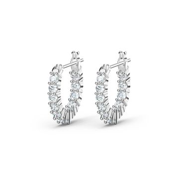 Swarovski 5562126 Vıttore-Pe Mını Hoop Czwh-Rhs Swarovski Küpe