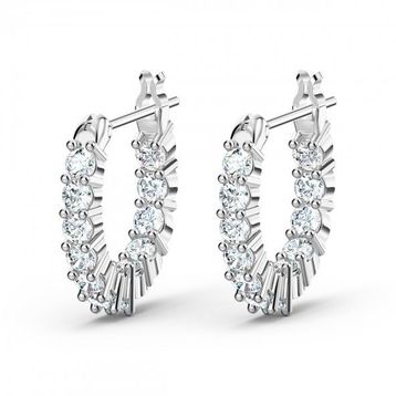 Swarovski 5562126 Vıttore-Pe Mını Hoop Czwh-Rhs Swarovski Küpe