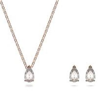 Swarovski 5576114 SS Te Attract White-Ros Set