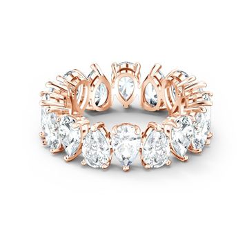Swarovski 5586164 Vıttore-Rıng Pear Czwh-Ros 2 52 Swarovski Yüzük