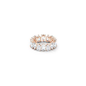 Swarovski 5586164 Vıttore-Rıng Pear Czwh-Ros 2 52 Swarovski Yüzük
