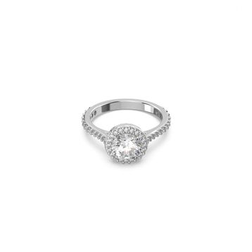 Swarovski 5636267 55 Constella Round Pave Beyaz Rodyum Kaplama Yüzük