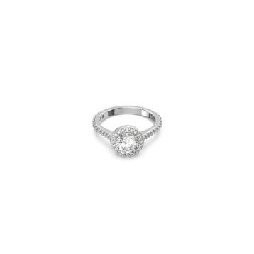 Swarovski 5636267 55 Constella Round Pave Beyaz Rodyum Kaplama Yüzük