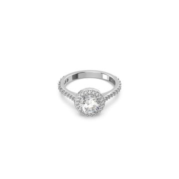 Swarovski 5636267 55 Constella Round Pave Beyaz Rodyum Kaplama Yüzük