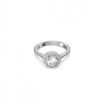 Swarovski 5636267 55 Constella Round Pave Beyaz Rodyum Kaplama Yüzük