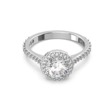 Swarovski 5636267 55 Constella Round Pave Beyaz Rodyum Kaplama Yüzük
