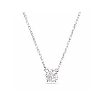 Swarovski 5636706 Constella Round Beyaz Rodyum Kaplama Kolye