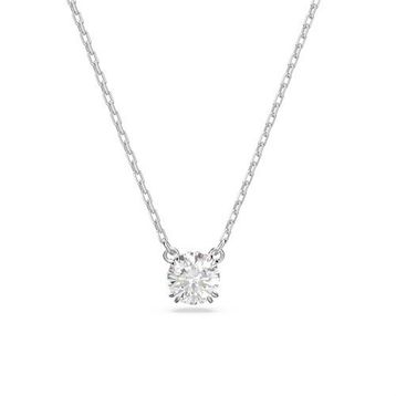 Swarovski 5636706 Constella Round Beyaz Rodyum Kaplama Kolye