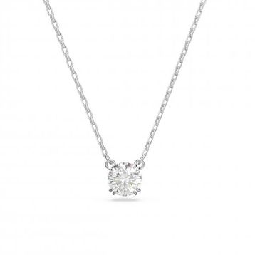 Swarovski 5636706 Constella Round Beyaz Rodyum Kaplama Kolye