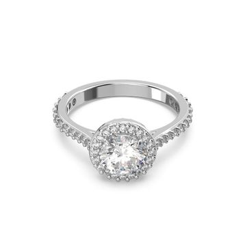 Swarovski 5642626 Cons tella:Ring Rnd Pv L Whıte Rhs 60 Swarovski Yüzük