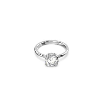 Swarovski 5642636 60 Constella Round Princess Cut Beyaz Rodyum Kaplama Yüzük