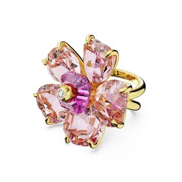 Swarovski 5657279 Florere Ring Double Shank Pink-Gos 50 Yüzük