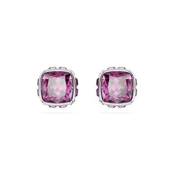 Swarovski 5660797 Birthstone Pe Studs Feb Pur-Rhs Küpe