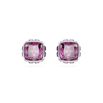 Swarovski 5660797 Birthstone Pe Studs Feb Pur-Rhs Küpe