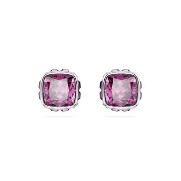 Swarovski 5660797 Birthstone Pe Studs Feb Pur-Rhs Küpe