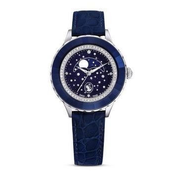 Swarovski 5677494 Octea Moon LS Blue/Blue/STS Kol Saati