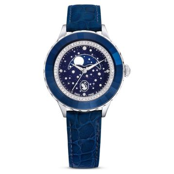 Swarovski 5677494 Octea Moon LS Blue/Blue/STS Kol Saati