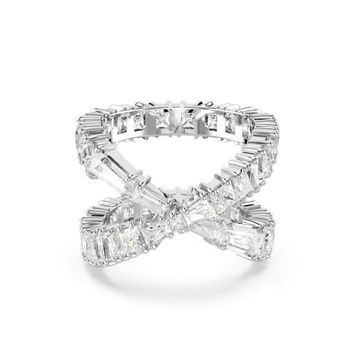 Swarovski 5677633 Hyperbola Ring White-Rhs 58 Yüzük