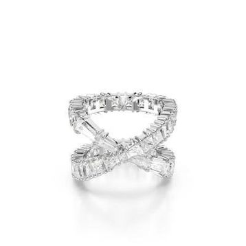 Swarovski 5677633 Hyperbola Ring White-Rhs 58 Yüzük